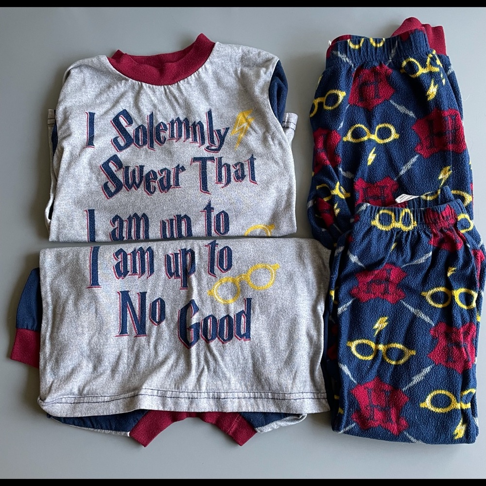 GUC Harry Potter-Toddler Pajama Sz 4T set of 2 - Picture 1 of 3